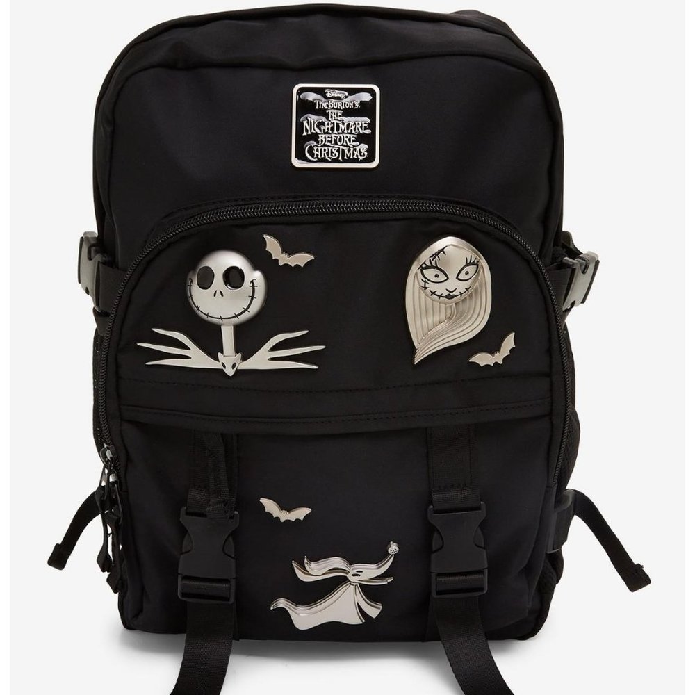 Disney The Nightmare Before Christmas Jack and Sally Convertible Backpack NWT